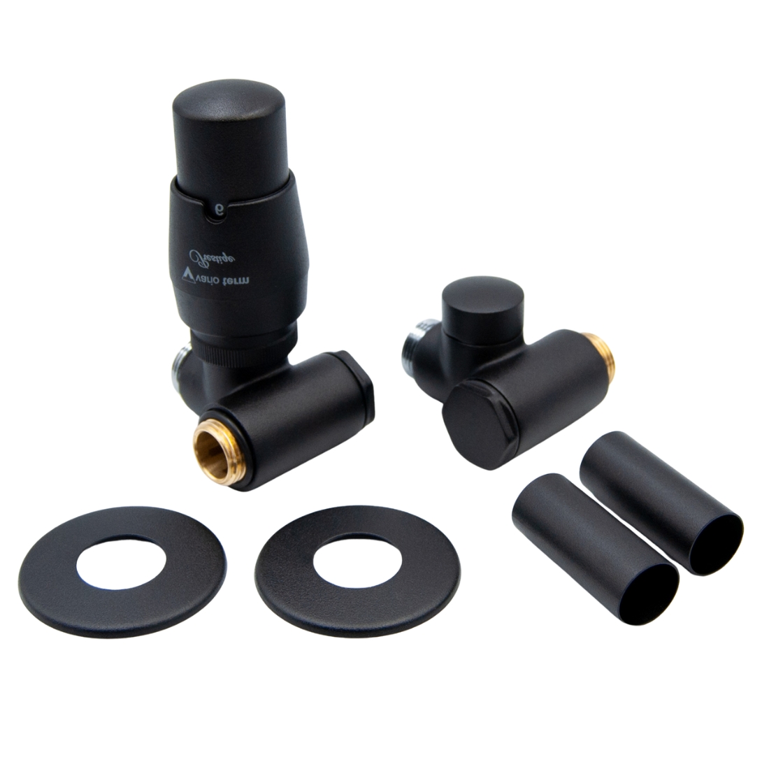 Zestaw termostatyczny Vario Term AIGS0224CFKL(PEX) Integra All In One lewy czarny mat
