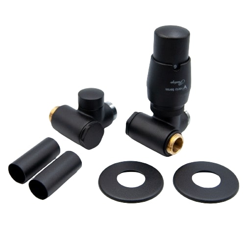 Zestaw termostatyczny Vario Term AIGS0224CFKP(PEX) Integra All In One Prawy czarny mat