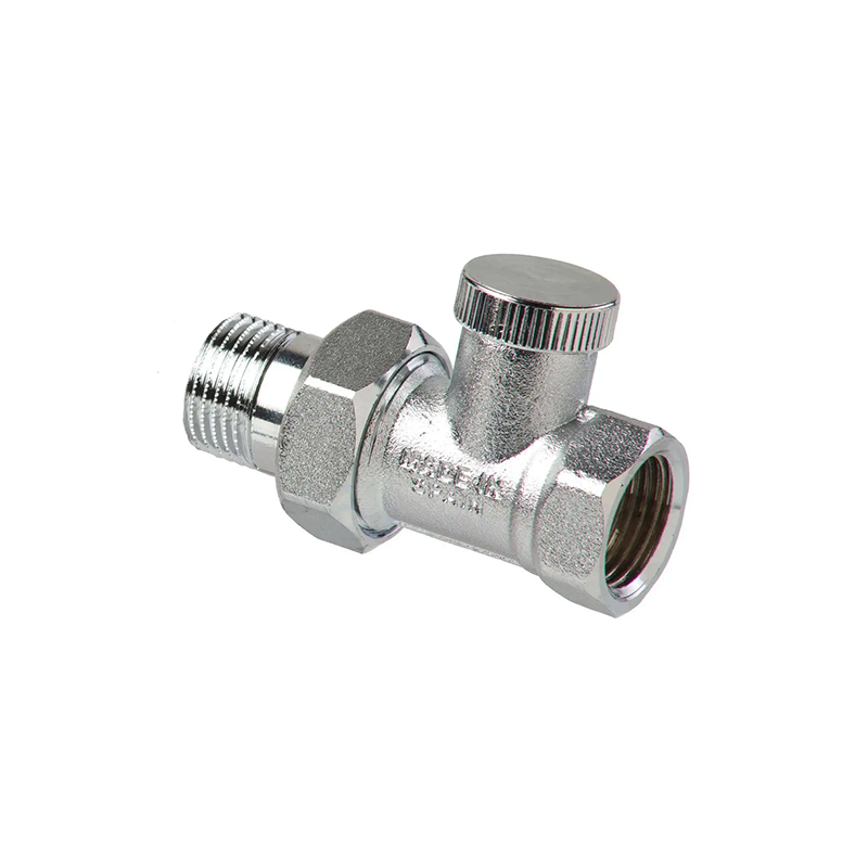 TEIDE PLUS zawór grzejnikowy powrotny, prosty, 12GW, chromowany (metalowa nakrętka) ARCO 507365