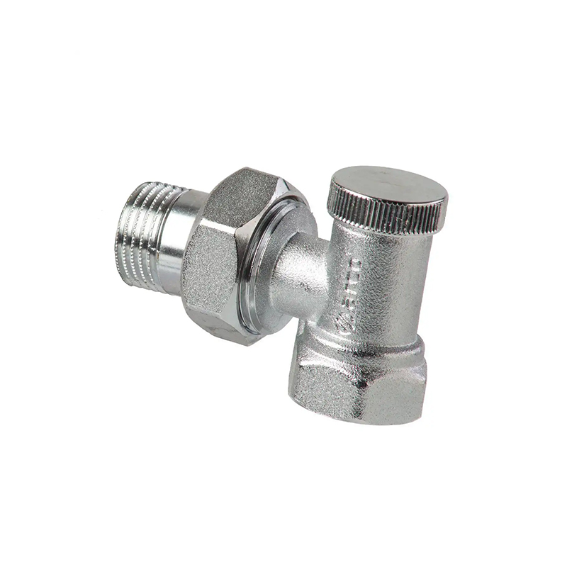 TEIDE PLUS zawór grzejnikowy powrotny kątowy, 12GZ x 12GW, chromowany, metalowa nakrętka ARCO 507305
