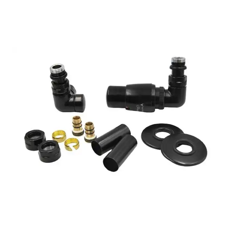 Zestaw termostatyczny Vario Term AVIGS0224CFKP(PEX) Vision All In One prawy czarny mat
