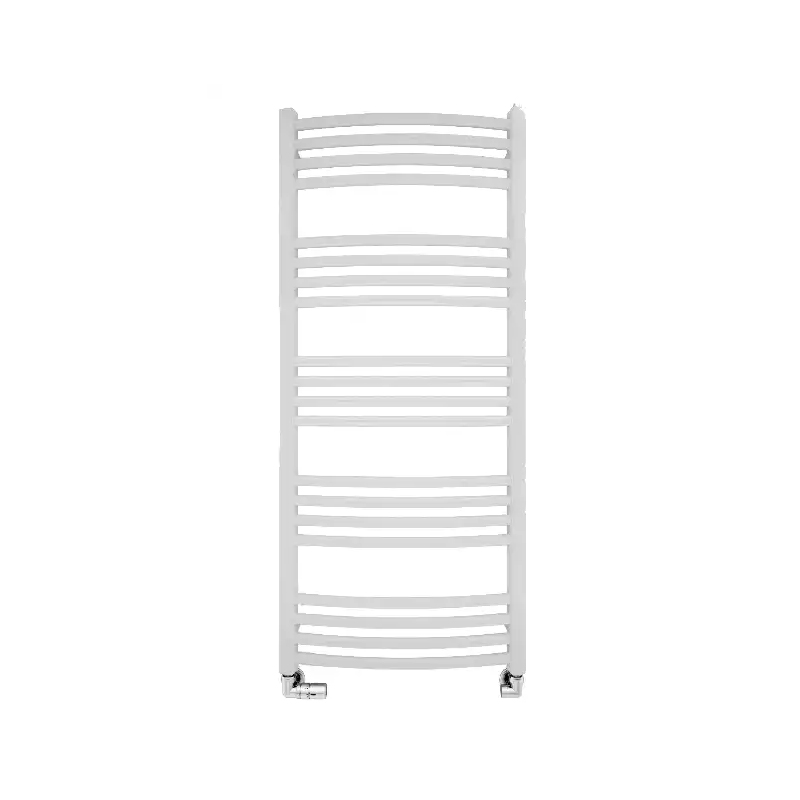 Grzejnik łazienkowy LENA 900x436 biały RAL 9016 351W podł. dolne TERMA WGLEN090043K916SX
