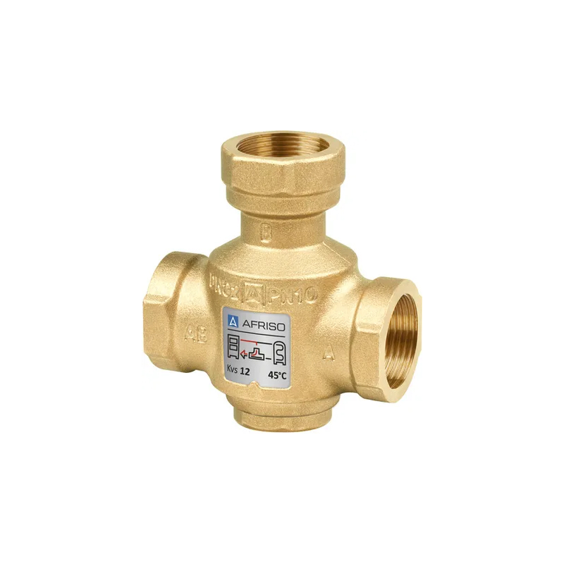 Zawór temperaturowy ATV 335, DN25, Rp1, 55°C, Kvs 9 m3h AFRISO 1633500  1633510