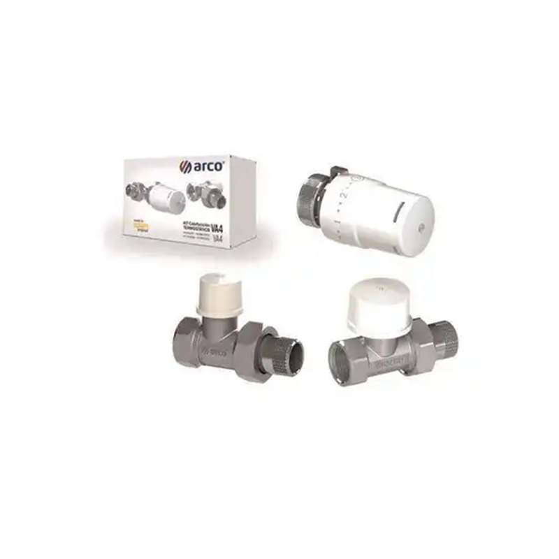 TEIDE TERMO PLUS zestaw zaworów prostych, 1/2GW, głowica termostatyczna M30 (501285+880040+507265) ARCO KCT02