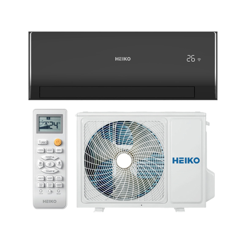 Klimatyzator ścienny czarny HEIKO ROSA 3,2 kW